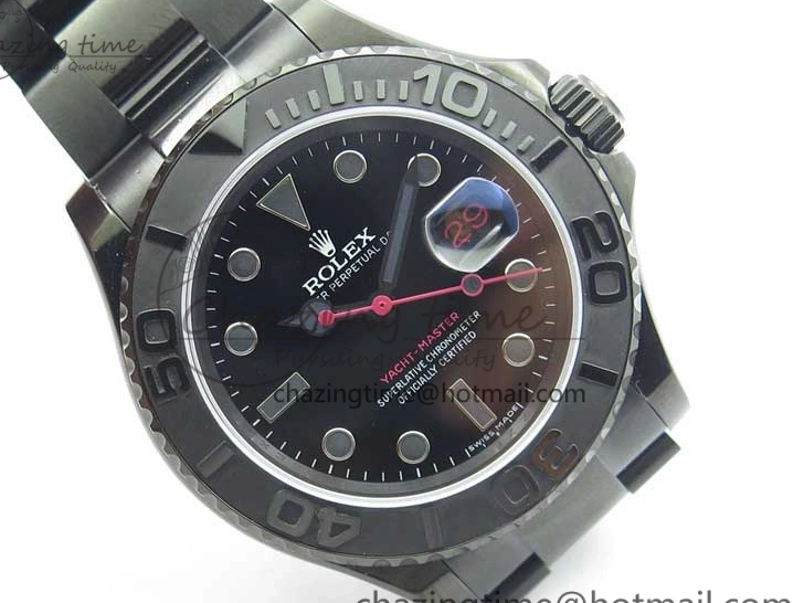 VR3135 Yacht-Master VRF Dial 116622 DLC Best Edition on Black Bracelet DLC 0425
